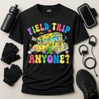 Field Trip Anyone Field Day Let The Games Begin School Bus Performance Shirt