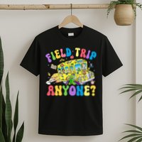 Field Trip Anyone Field Day Let The Games Begin School Bus T-Shirt