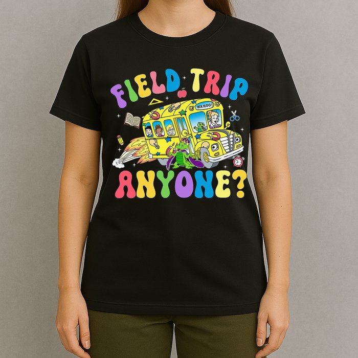 Field Trip Anyone Field Day Let The Games Begin School Bus T-Shirt