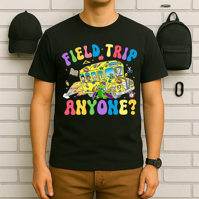 Field Trip Anyone Field Day Let The Games Begin School Bus T-Shirt