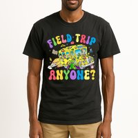 Field Trip Anyone Field Day Let The Games Begin School Bus Tall T-Shirt