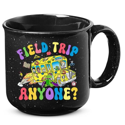 Field Trip Anyone Field Day Let The Games Begin School Bus 15oz Campfire Ceramic Mug