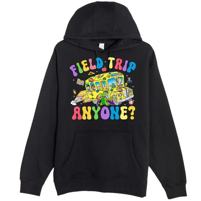 Field Trip Anyone Field Day Let The Games Begin School Bus Premium Pullover Hoodie