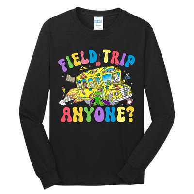 Field Trip Anyone Field Day Let The Games Begin School Bus Tall Long Sleeve T-Shirt