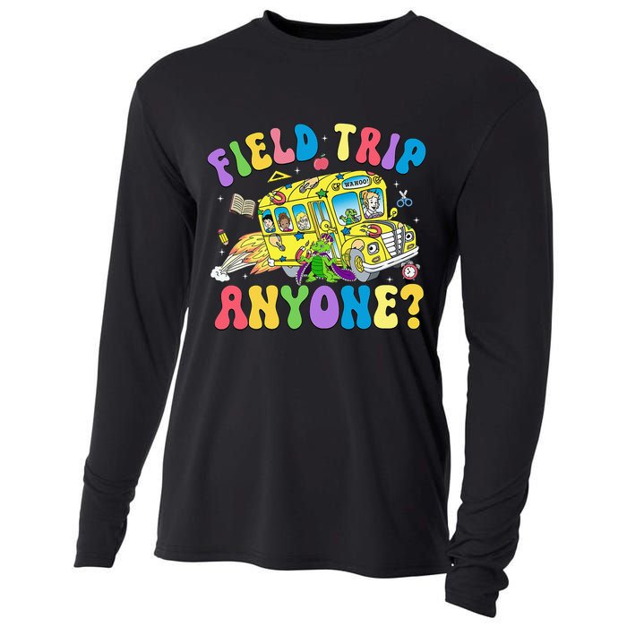Field Trip Anyone Field Day Let The Games Begin School Bus Cooling Performance Long Sleeve Crew