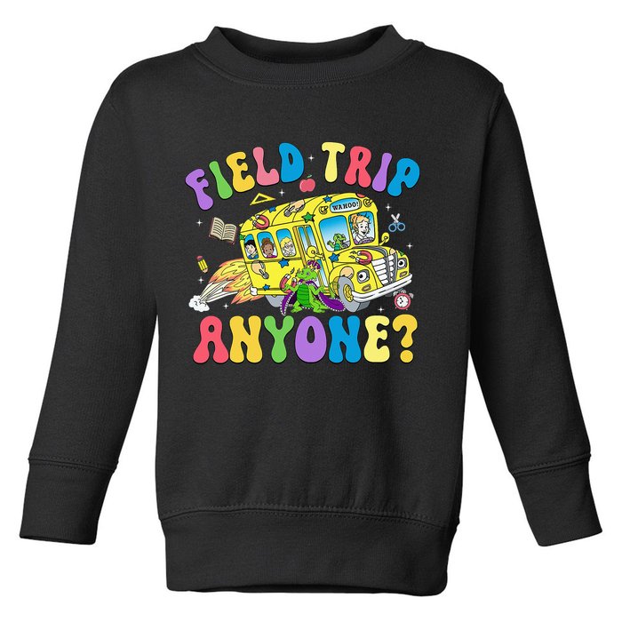Field Trip Anyone Field Day Let The Games Begin School Bus Toddler Sweatshirt