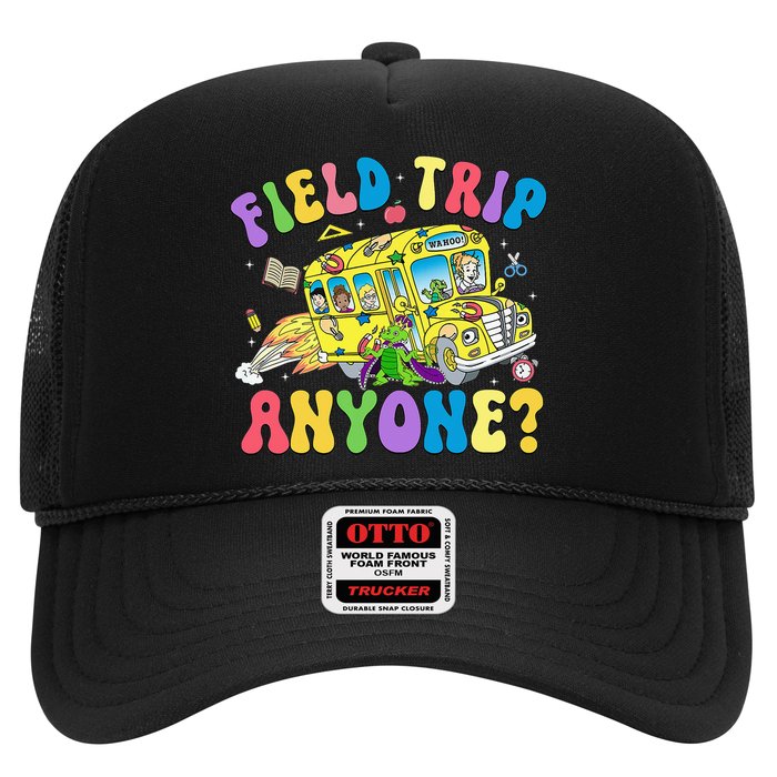 Field Trip Anyone Field Day Let The Games Begin School Bus Trucker Hat