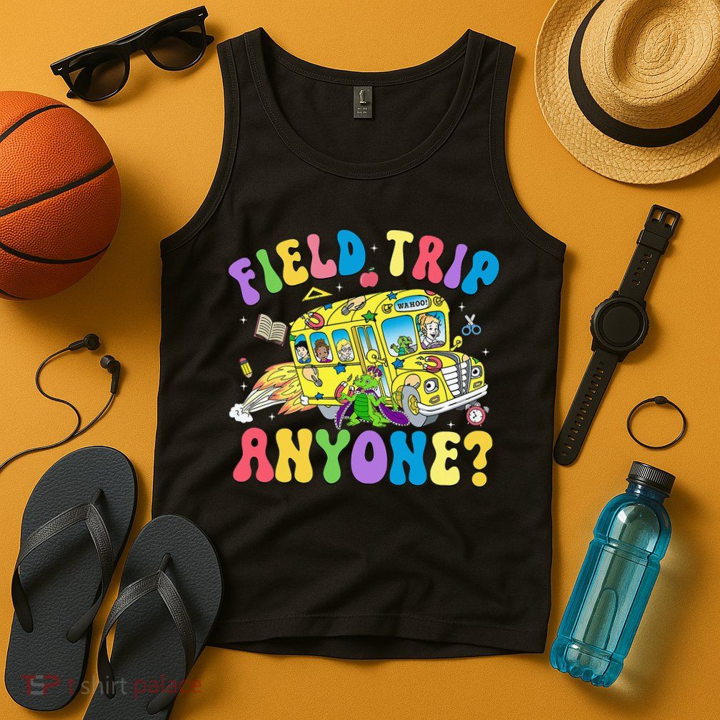 Field Trip Anyone Field Day Let The Games Begin School Bus Tank Top