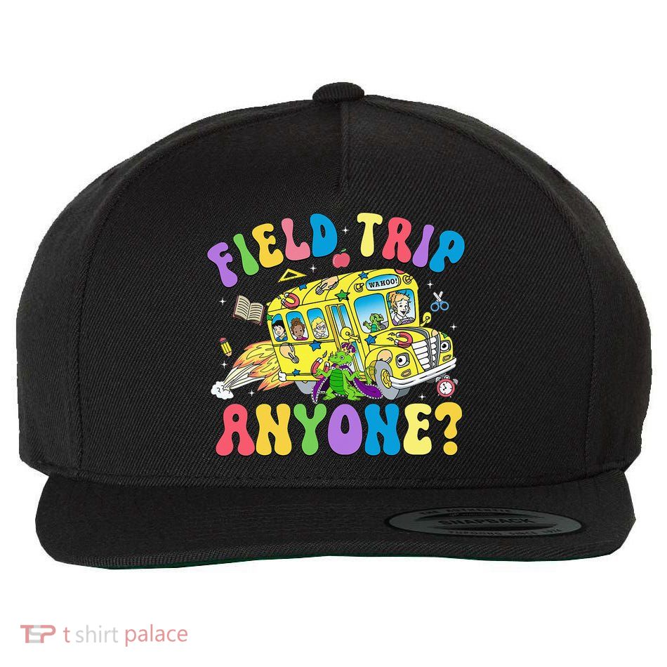 Field Trip Anyone Field Day Let The Games Begin School Bus Wool Snapback Cap