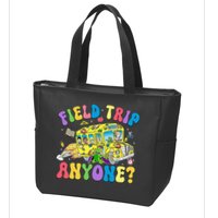 Field Trip Anyone Field Day Let The Games Begin School Bus Zip Tote Bag