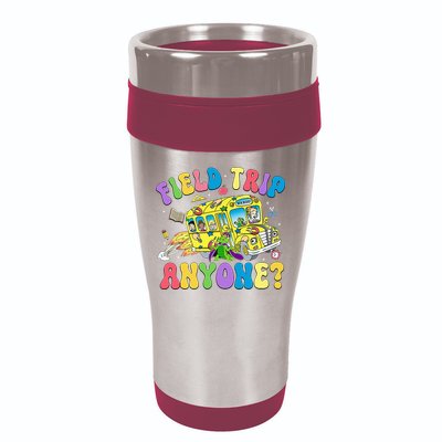 Field Trip Anyone Field Day Let The Games Begin School Bus 16oz Travel Tumbler