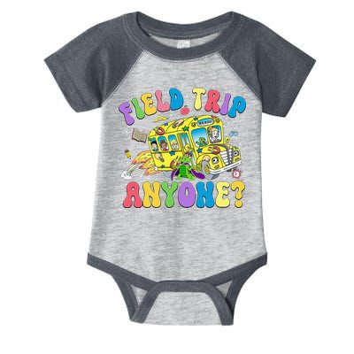 Field Trip Anyone Field Day Let The Games Begin School Bus Infant Baby Jersey Bodysuit