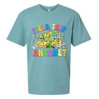 Field Trip Anyone Field Day Let The Games Begin School Bus Sueded Cloud Jersey T-Shirt