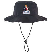 Funny They Are Eating The Dogs The Cats The Pets Trump Legacy Cool Fit Booney Bucket Hat