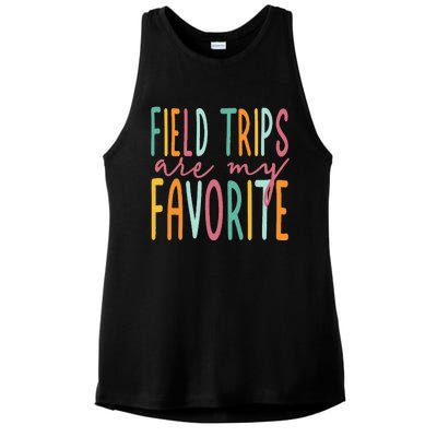 Field Trips Are My Favorite I Field Trips Children Teacher Ladies PosiCharge Tri-Blend Wicking Tank