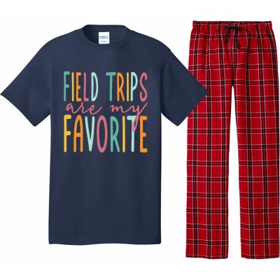 Field Trips Are My Favorite I Field Trips Children Teacher Pajama Set