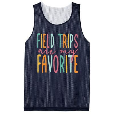 Field Trips Are My Favorite I Field Trips Children Teacher Mesh Reversible Basketball Jersey Tank