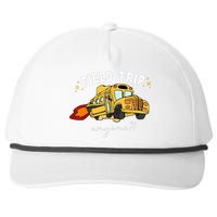 Field Trip Anyone Field Day Teacher Student School Funny Bus Snapback Five-Panel Rope Hat