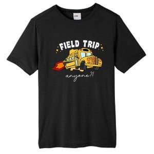 Field Trip Anyone Field Day Teacher Student School Funny Bus Tall Fusion ChromaSoft Performance T-Shirt