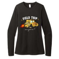 Field Trip Anyone Field Day Teacher Student School Funny Bus Womens CVC Long Sleeve Shirt