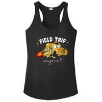 Field Trip Anyone Field Day Teacher Student School Funny Bus Ladies PosiCharge Competitor Racerback Tank