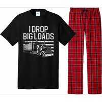 Funny Trucker Art Trucking Truck Driver Pajama Set