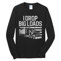 Funny Trucker Art Trucking Truck Driver Tall Long Sleeve T-Shirt