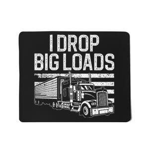 Funny Trucker Art Trucking Truck Driver Mousepad