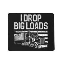 Funny Trucker Art Trucking Truck Driver Mousepad