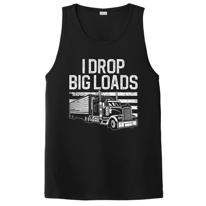 Funny Trucker Art Trucking Truck Driver PosiCharge Competitor Tank