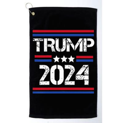 Funny Trump Arrest This Donald Trump Middle Finger President 2024 Platinum Collection Golf Towel