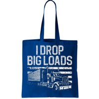 Funny Trucker Art For Trucking Truck Driver Tote Bag