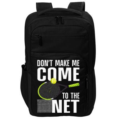 Funny Tennis Art For Women Men Teens Tennis Player Lover Impact Tech Backpack