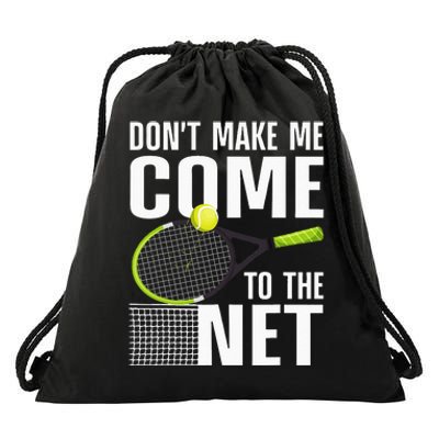 Funny Tennis Art For Women Men Teens Tennis Player Lover Drawstring Bag