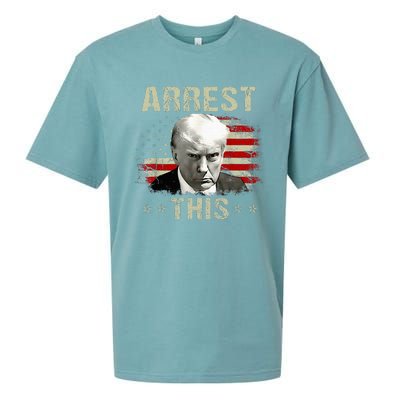 Funny Trump Arrest This Trump Arrest This Funny Trump Sueded Cloud Jersey T-Shirt