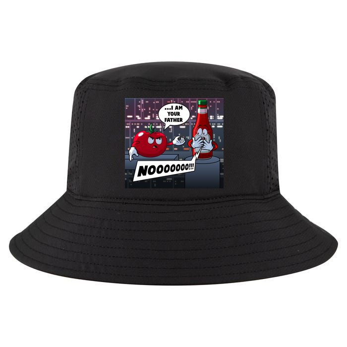 Funny Tomato And Ketchup I Am Your Father Cool Comfort Performance Bucket Hat