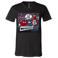 Funny Tomato And Ketchup I Am Your Father V-Neck T-Shirt