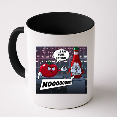 Funny Tomato And Ketchup I Am Your Father Mug