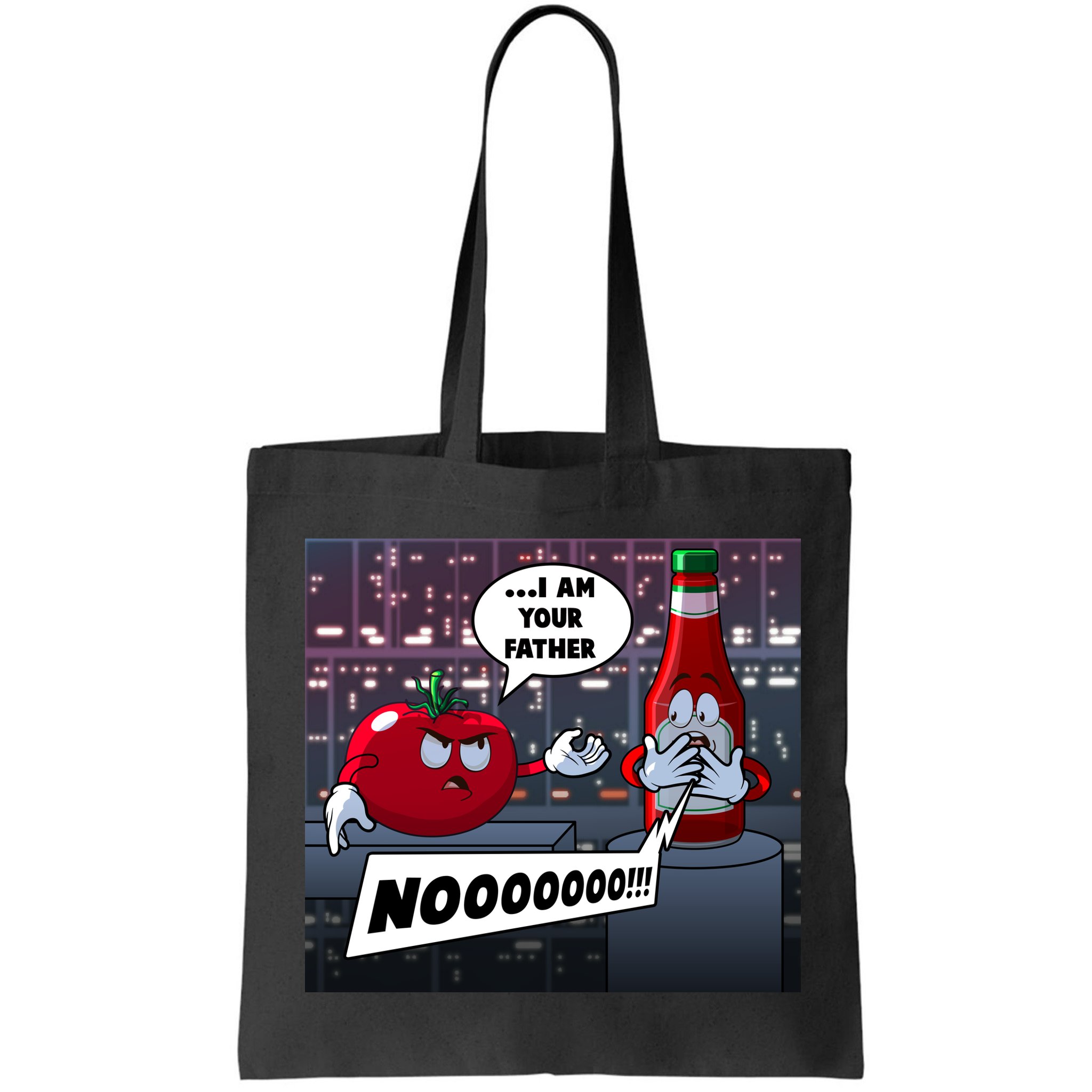Funny Tomato And Ketchup I Am Your Father Bag