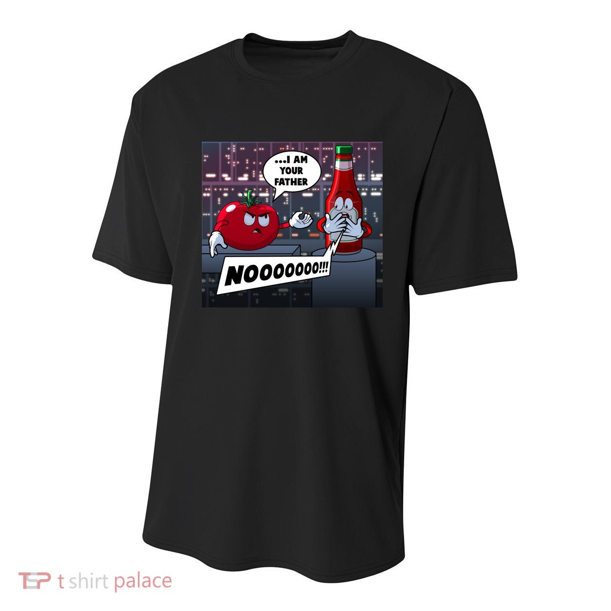 Funny Tomato And Ketchup I Am Your Father Youth Performance Sprint T-Shirt