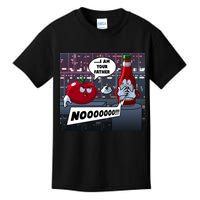 Funny Tomato And Ketchup I Am Your Father Kids T-Shirt