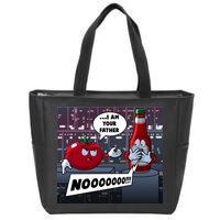 Funny Tomato And Ketchup I Am Your Father Zip Tote Bag