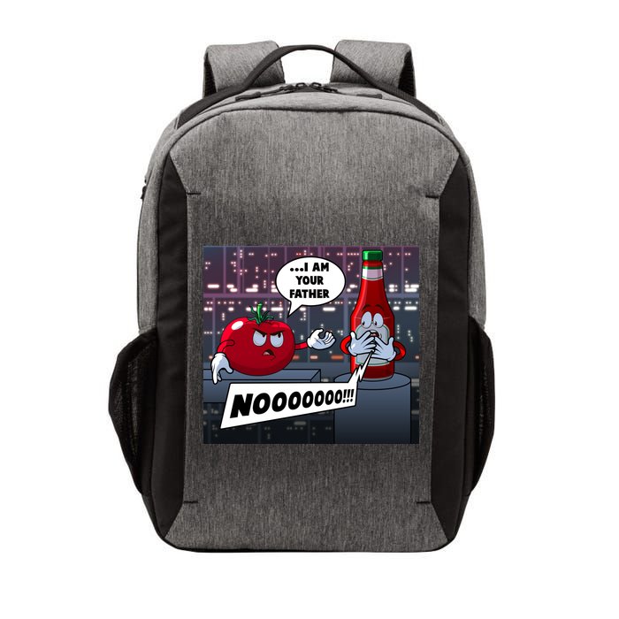 Funny Tomato And Ketchup I Am Your Father Vector Backpack