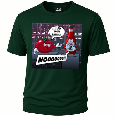 Funny Tomato And Ketchup I Am Your Father Performance Shirt