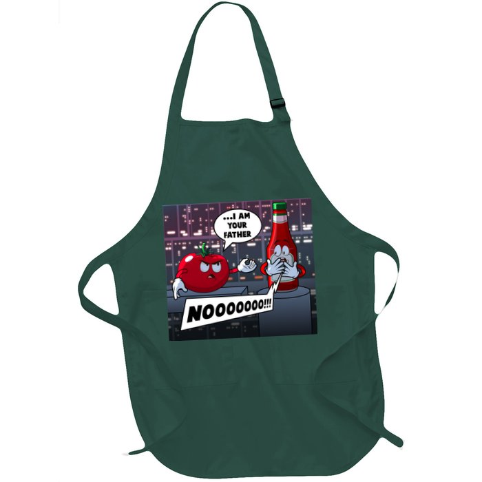 Funny Tomato And Ketchup I Am Your Father Apron