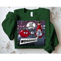 Funny Tomato And Ketchup I Am Your Father Sweatshirt