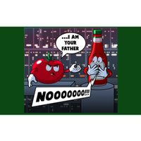 Funny Tomato And Ketchup I Am Your Father Bumper Sticker