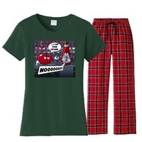 Funny Tomato And Ketchup I Am Your Father Women's Flannel Pajama Set