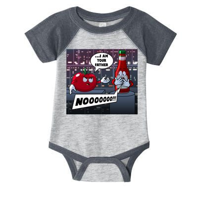 Funny Tomato And Ketchup I Am Your Father Infant Baby Jersey Bodysuit