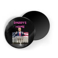 Funny Taking America Back Daddys Home Trump Pink 2024 Magnet